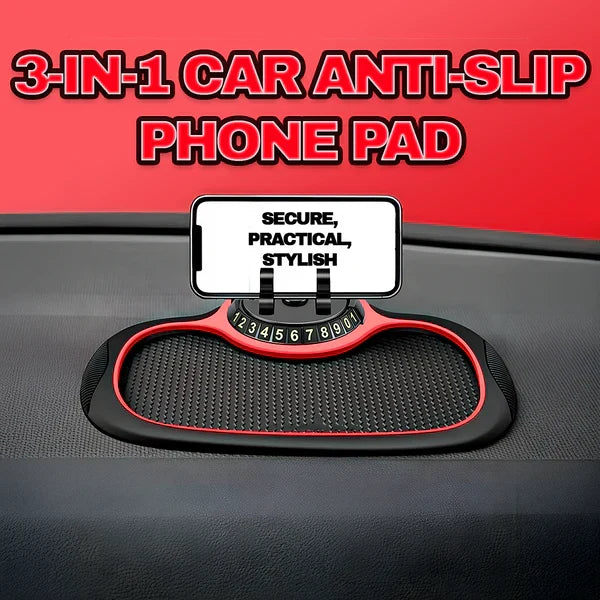 Belro car anti-slip phone mat with textured surface designed to securely hold smartphones in vehicle or home decor.