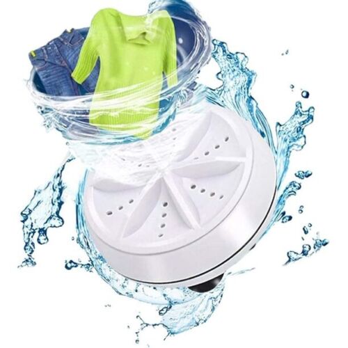 Belro Mini Ultrasonic Washing Machine for home and outdoor use, compact device with control buttons and ultrasonic cleaning features.