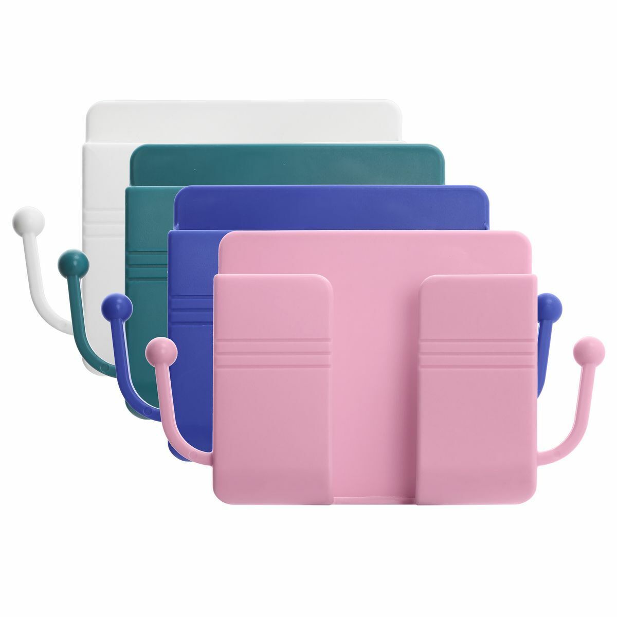 Wall-mounted storage holder by Belro, designed for home and garden desks, featuring multiple compartments for organizing supplies.