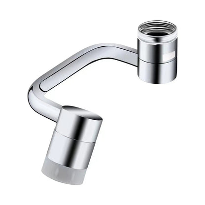 Belro 1080 Rotating Universal Faucet Extender attached to a kitchen faucet, extending reach for easier water access.