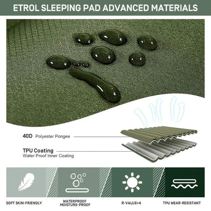 Belro camping inflatable mattress with portable design, suitable for outdoor camping and camping trips