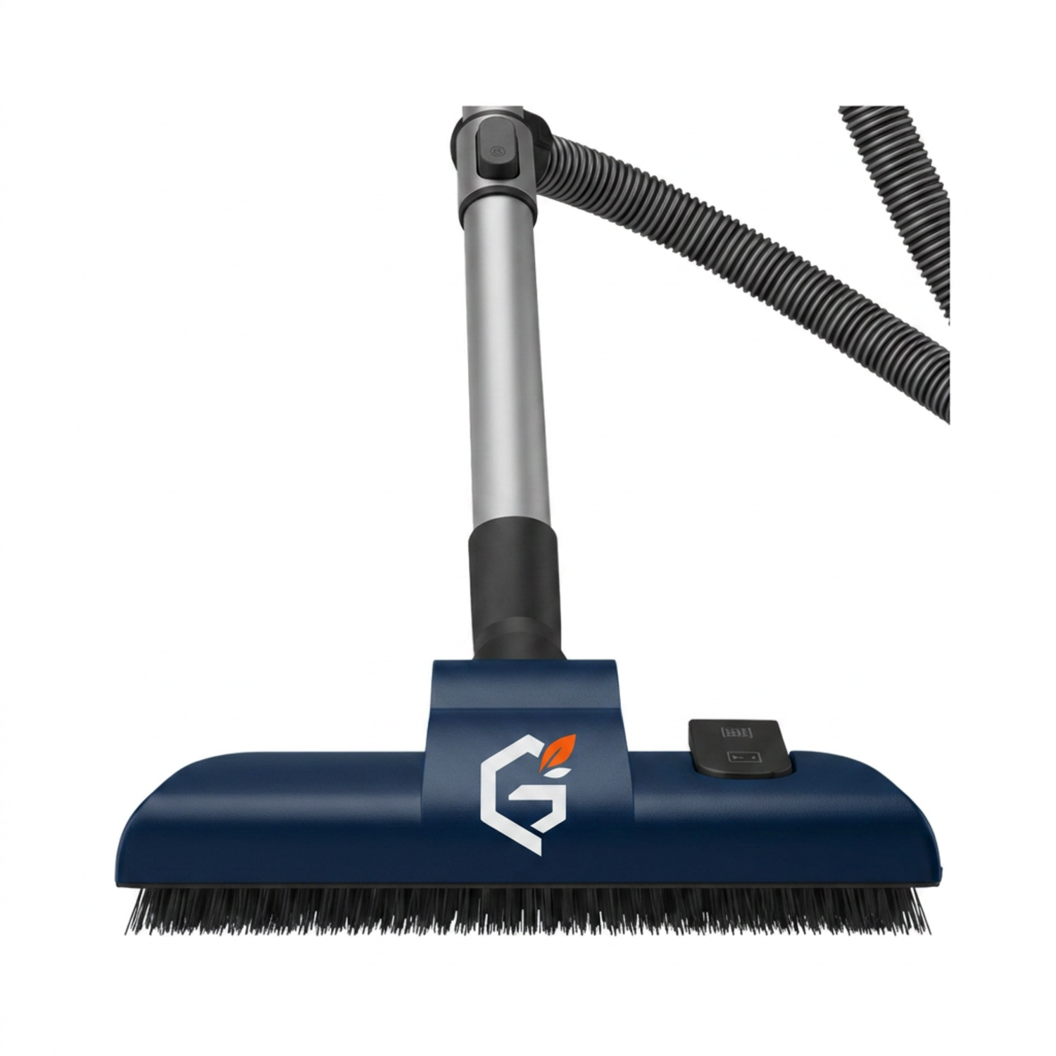 Redesigned GETDECO CleanGuard S1 bagged cylinder vacuum cleaner with red finish, featuring a sleek and modern design.