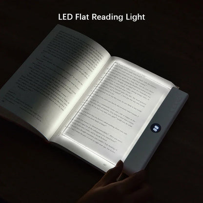 Belro LED night vision flat panel reading light for office and stationery, featuring sleek design and adjustable illumination.