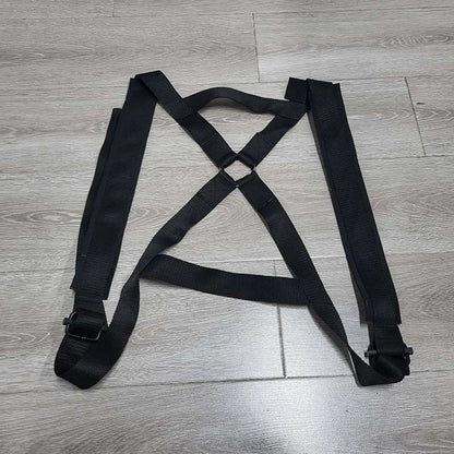 Belro adjustable weighted training vest for men, designed for barbell plates, shown on a person in workout attire.