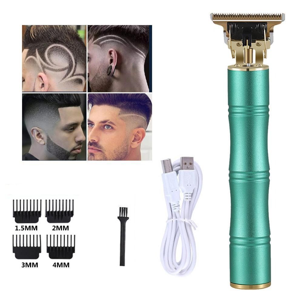 BowLift RazorPro T-Blade cordless electric hair clipper with stainless steel blades and ergonomic design, ready for trimming.