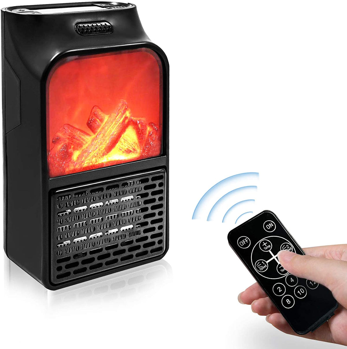 Belro portable electric space heater, 9000W indoor home appliance with plug-in design for efficient room heating.