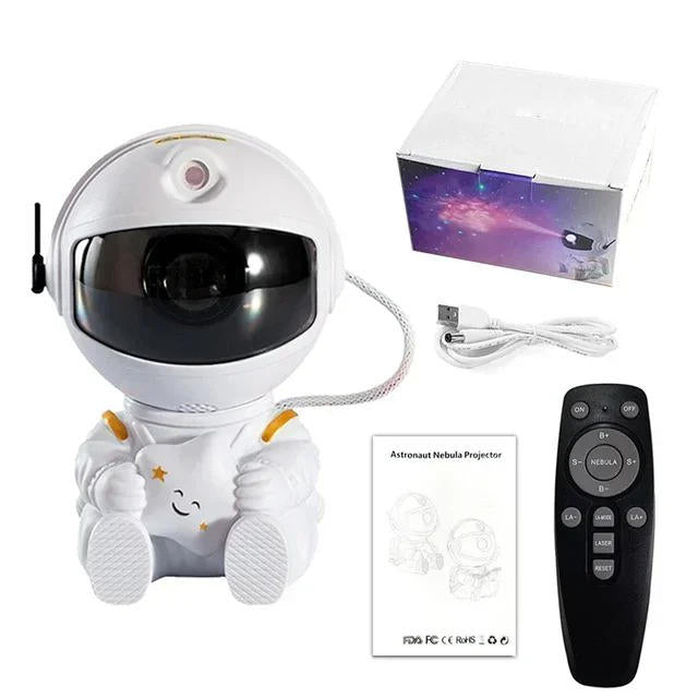 Belro Galaxy Light Projector displaying starry night sky patterns on a wall, ideal for relaxing or ambient lighting.