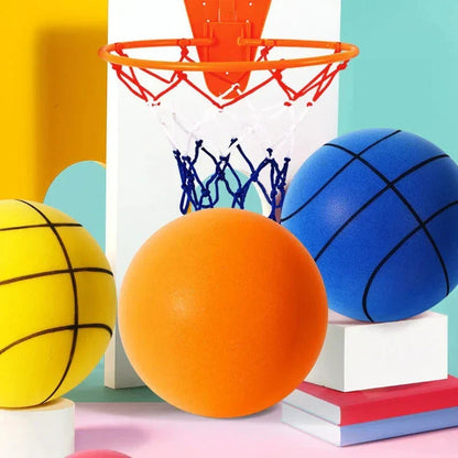 Belro Silent Basketball for team sports, features a matte surface and standard size for indoor and outdoor play.