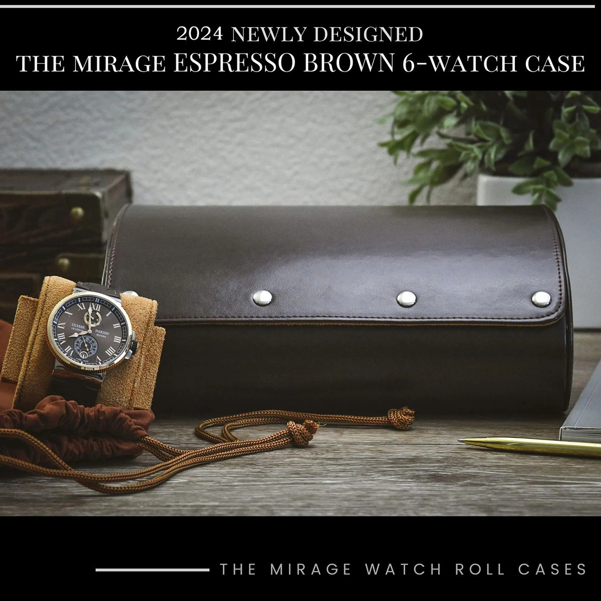 Belro watch travel case for accessories, compact and protective watch storage with secure zipper closure.