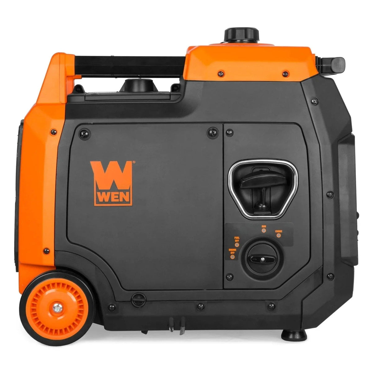 Casavibeo WEN DF480iX 4800-Watt dual fuel portable generator with electric start, compact and RV-ready for outdoor power needs.