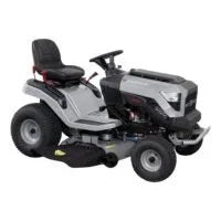 Casavibeo Murray MT200 riding lawn tractor with 42-inch deck and 19 HP engine, shown in a yard setting.