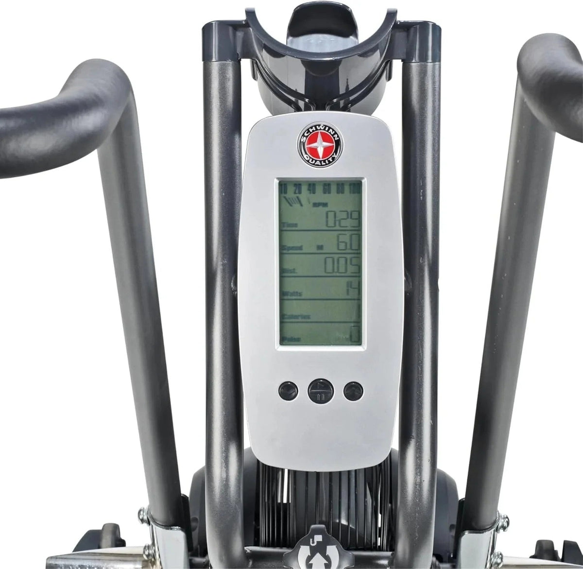 Casavibeo Schwinn Airdyne AD6 exercise bike with digital display and adjustable resistance for full-body cardio workouts.