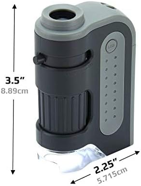 Belro portable handheld pocket microscope with digital eyepiece, compact design, and adjustable focus for detailed close-up viewing.