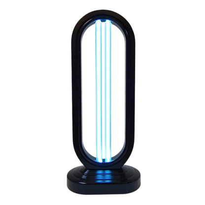 Belro multi-surface UV disinfectant bulb for cleaning baby bottles and nursing equipment, shown in a modern kitchen setting.