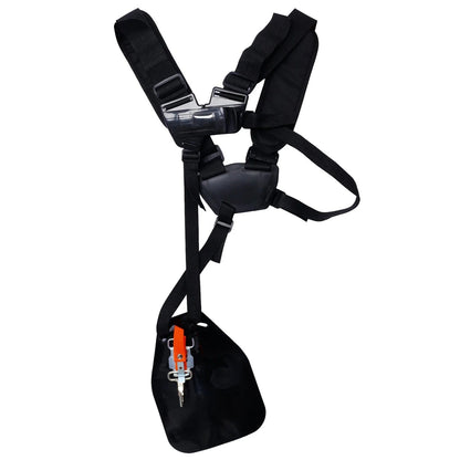 Casavibeo 3-in-1 blower, string trimmer, and 10-inch brush cutter with rubber handle and shoulder strap for versatile yard work.