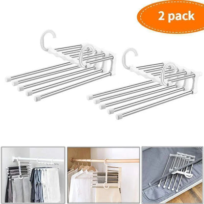 Belro multi-functional magic clothes hanger for home organization, featuring multiple hooks and adjustable design for versatile storage.