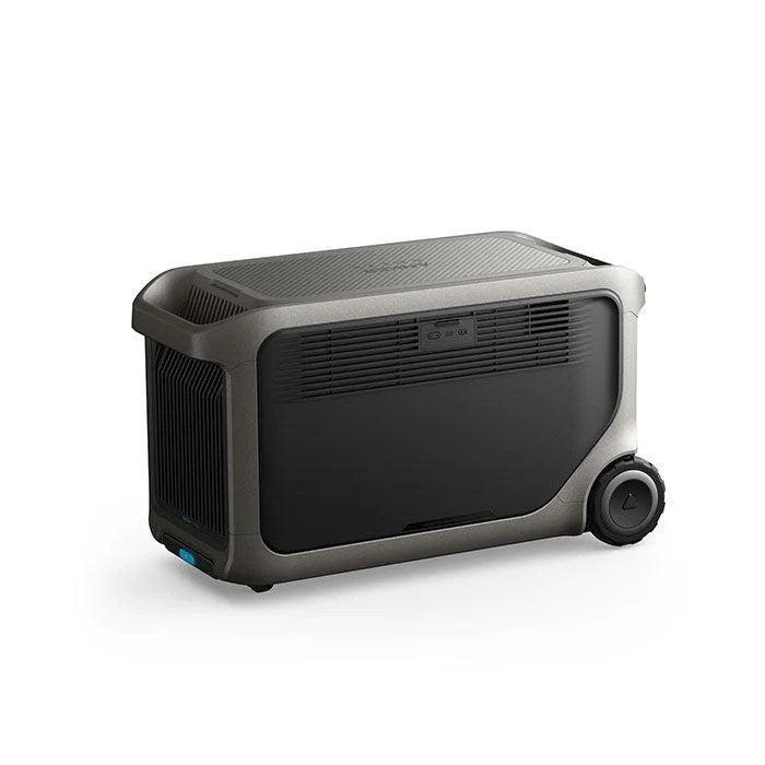 Casavibeo Anker SOLIX F2000 portable power station with multiple charging ports and digital display in a sleek black design.