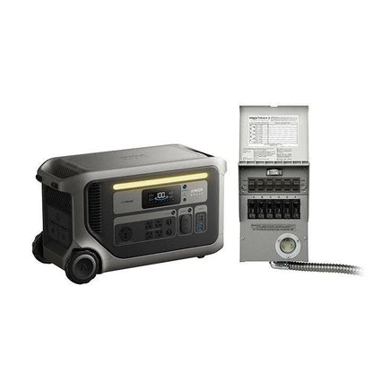 Casavibeo Anker SOLIX F2000 portable power station with multiple outlets and digital display for emergency and outdoor use.