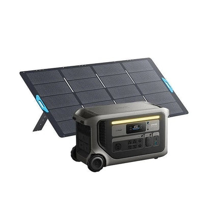 Casavibeo Anker SOLIX F2000 portable power station with multiple ports, compact design, and digital display for outdoor and emergency use.