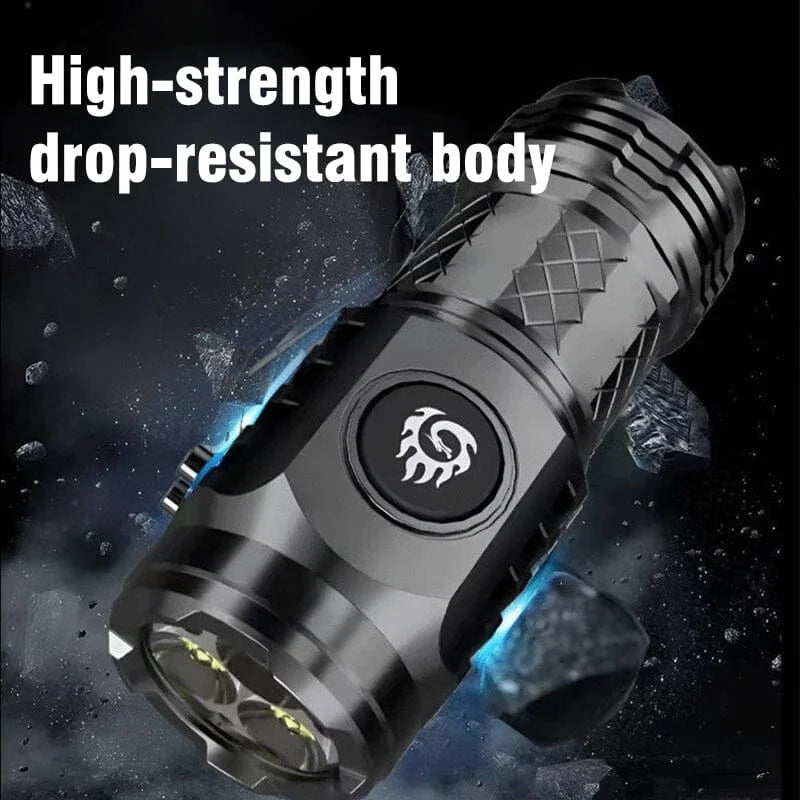 Belro Three-Eyed Monster Mini Flash Super Power Flashlight with three LED eyes, compact electronics flashlight for versatile lighting.