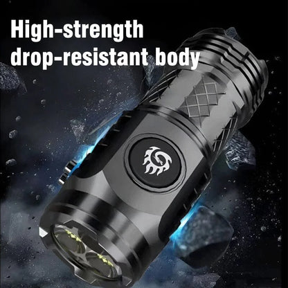 Belro Three-Eyed Monster Mini Flash Super Power Flashlight with three LED eyes, compact electronics flashlight for versatile lighting.