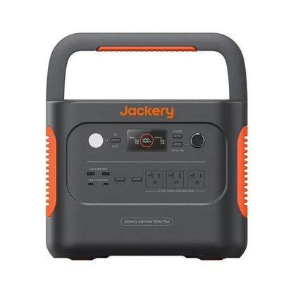 Casavibeo Jackery 1000 Plus portable power station with multiple outlets and digital display, ready for outdoor or emergency use.