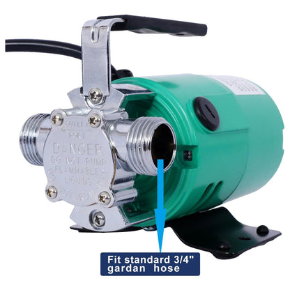 Casavibeo 330 GPH utility pump with 6-foot hose kit for garden, pool, hot tub, and rain barrel drainage.