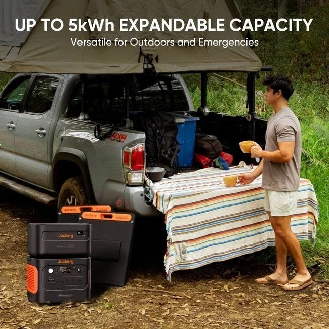 Casavibeo Jackery 1000 Plus portable power station with multiple outlets and digital display for outdoor and home use