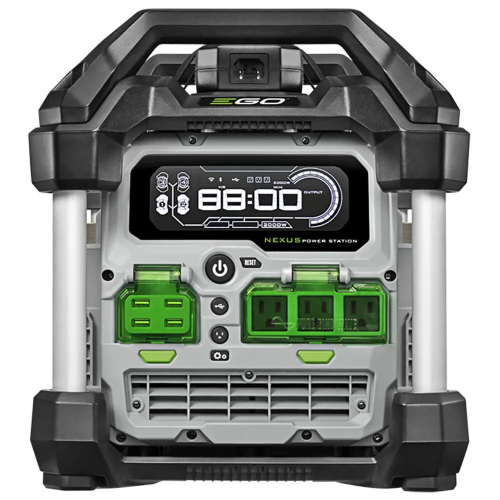 Casavibeo EGO Nexus portable generator with 3000-watt power and two batteries, compact and efficient for outdoor use.