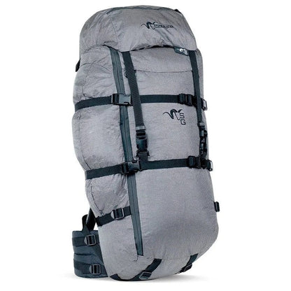 Stone Glacier Terminus 7000 backpack by Casavibeo with multiple compartments, adjustable straps, and durable outdoor gear design.