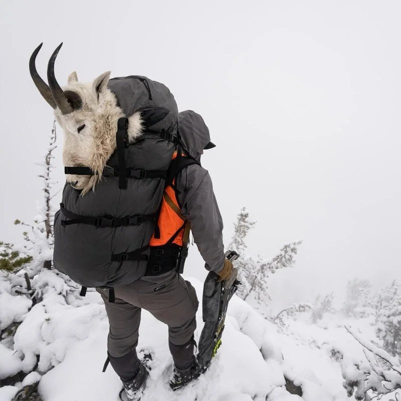 Stone Glacier Terminus 7000 backpack by Casavibeo, shown with multiple compartments and durable outdoor gear design.