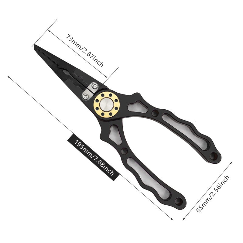 Belro Fish Lip Gripper Pliers for outdoor fishing, featuring durable construction and ergonomic handle for easy fish handling.