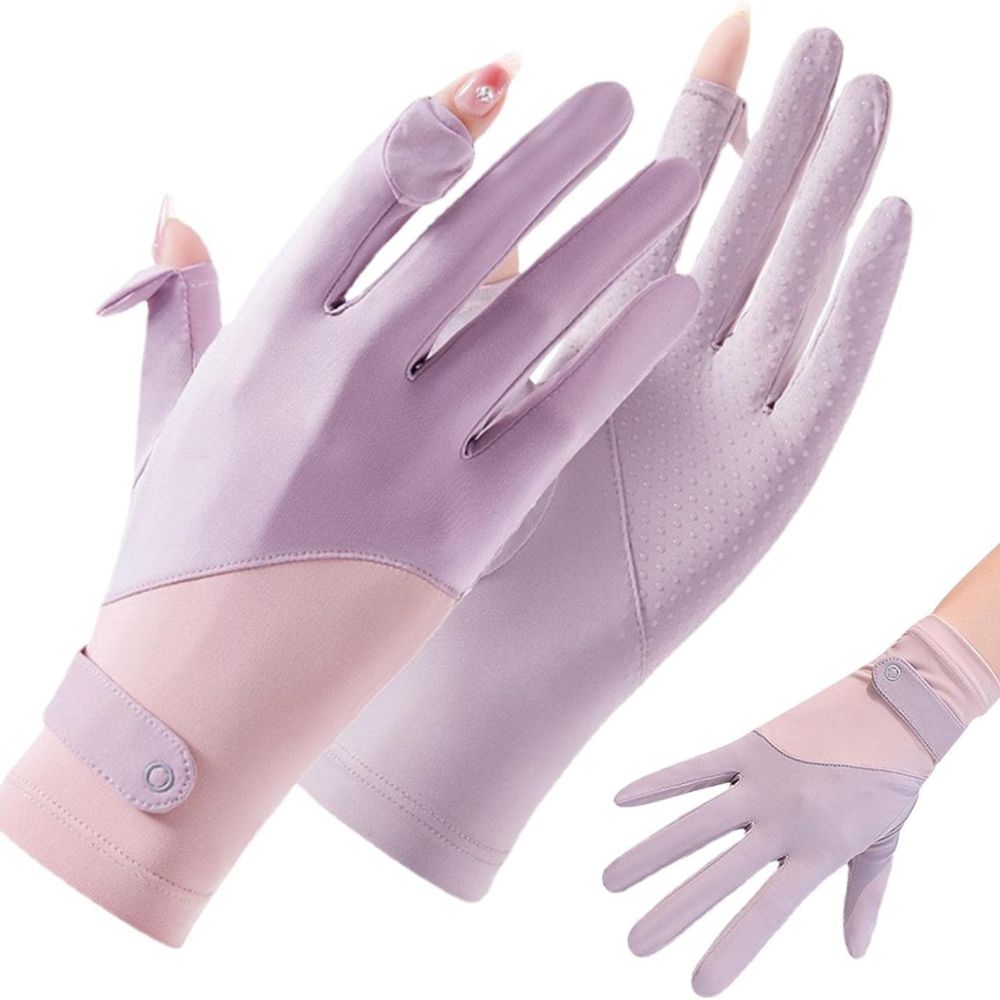 Belro women's breathable UV sun protection driving gloves, lightweight accessories with stretch fabric and fingertip touch screen compatibility.