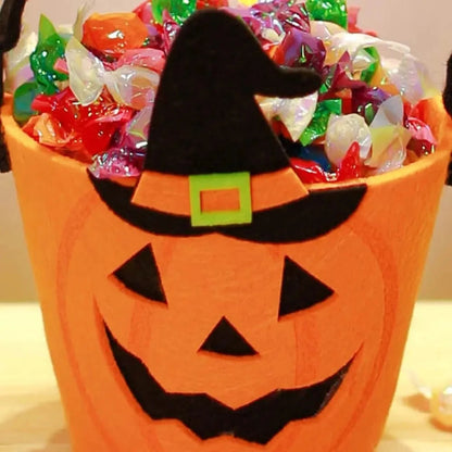 Belro Halloween treat bags candy bucket for food storage, featuring a festive design perfect for trick-or-treating.