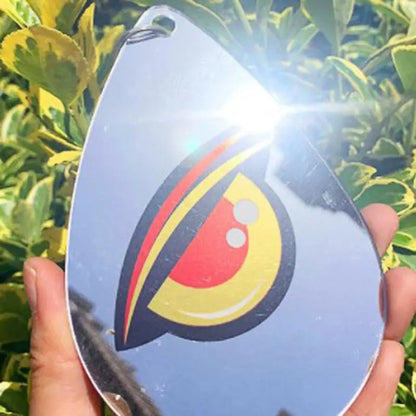 Belro Reflective Scare Eye Disc bird repeller with shiny surfaces and eye designs to deter birds from gardens and outdoor areas.