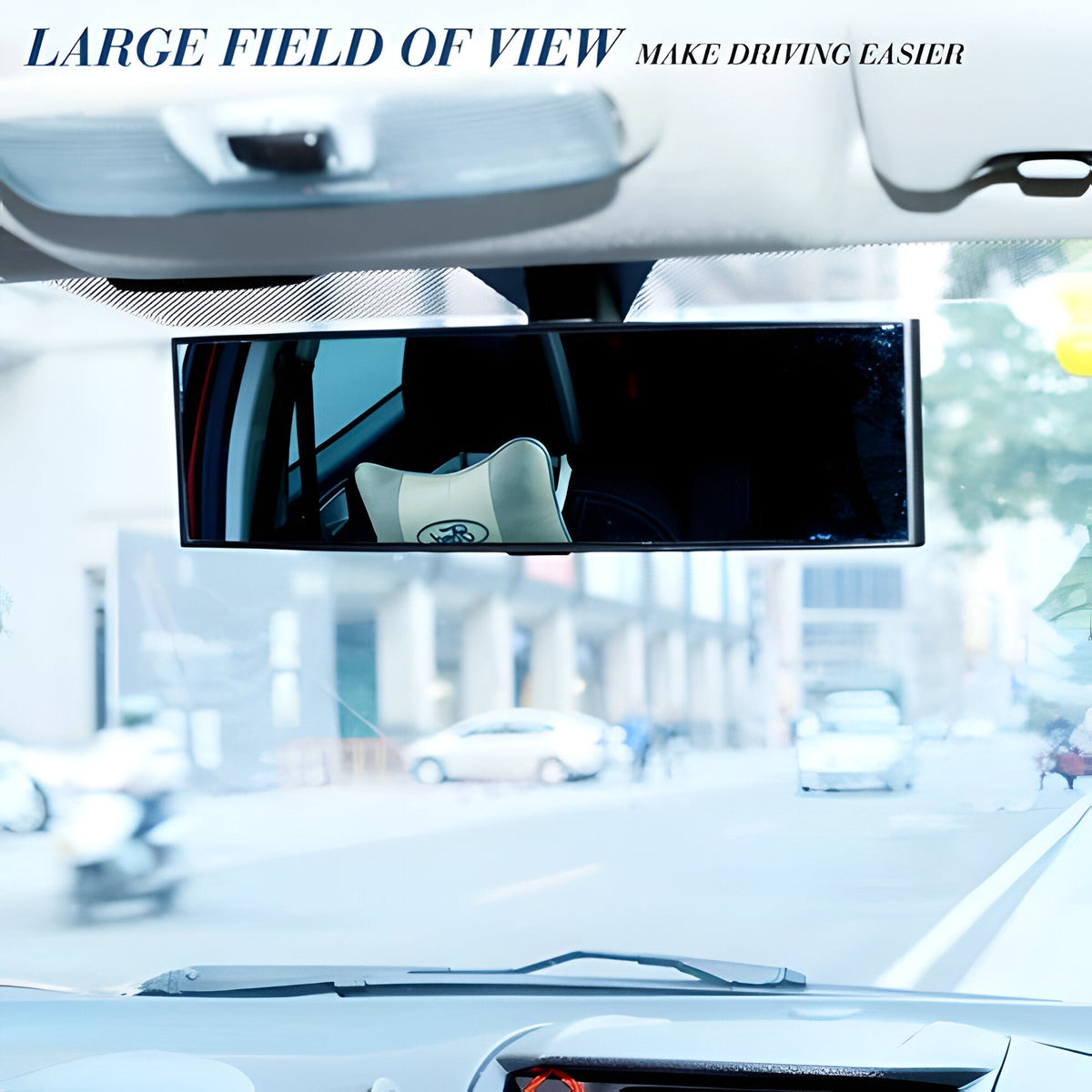 Belro No Blind Spot Rear View Mirror for vehicles, compact electronic device with adjustable mirror for improved visibility