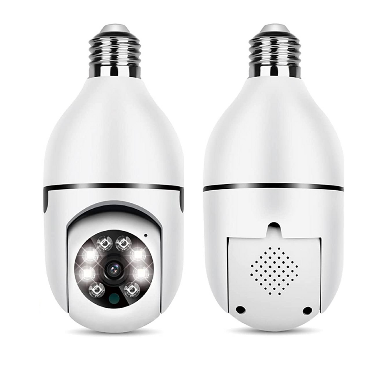 Belro wireless indoor/outdoor smart HD security camera mounted on wall, showing lens and weather-resistant design.
