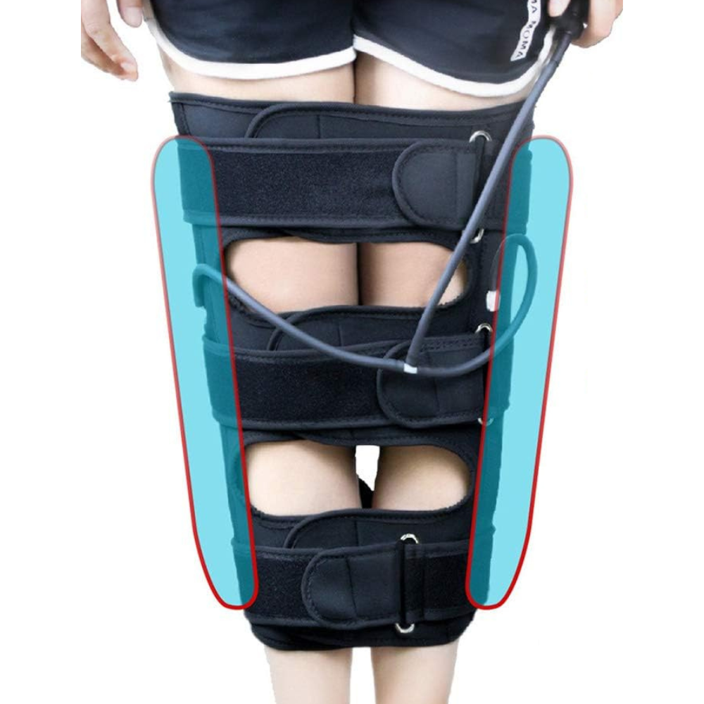 Belro Bow Leg Correction Air Pressure Belt for adults and kids, adjustable suspenders for leg alignment support.