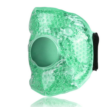 Belro gel knee compress for hot or cold therapy, used for pain relief and swelling in health and first aid applications.