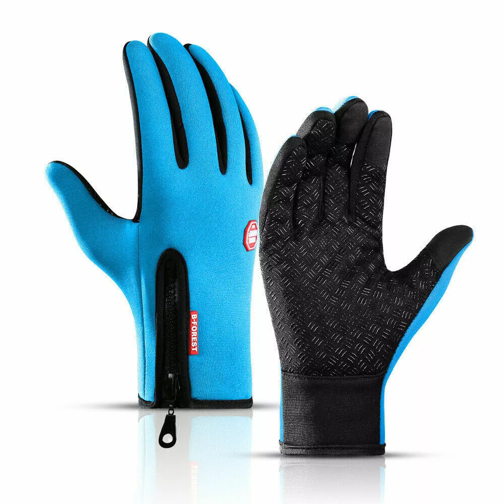 Belro unisex heated winter sports thermal gloves, black gloves with heating elements, designed for cold-weather outdoor activities.
