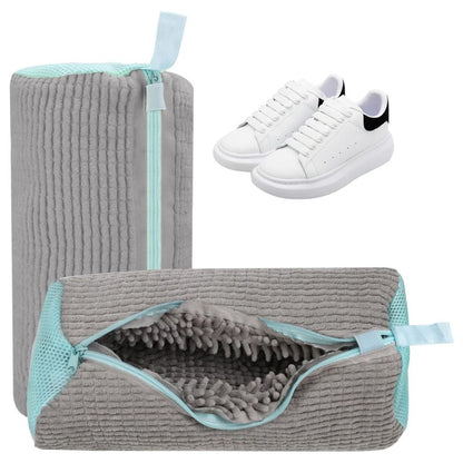 Belro machine washable sneaker protector shoe washing mesh bag for footwear cleaning and protection.