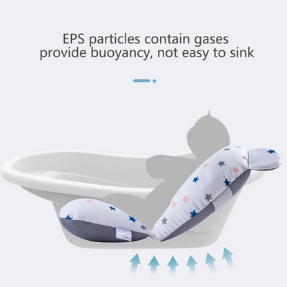 Belro baby bath seat support mat with soft, non-slip surface for safe and comfortable bathing of infants and toddlers.