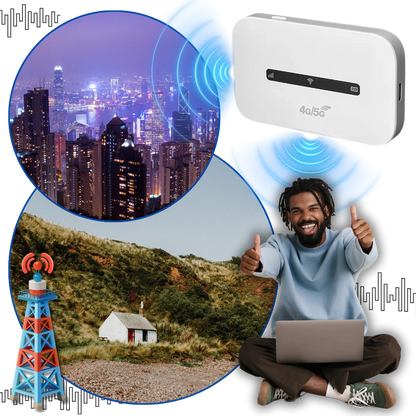 Belro Ultimate Portable Wi-Fi device for fast, wireless internet access, compact and ideal for on-the-go connectivity.