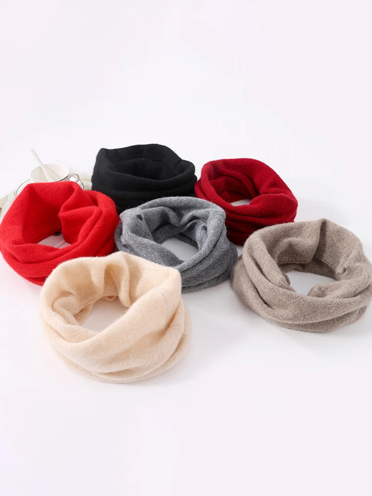 Belro merino wool face mask and winter scarf set, soft and warm clothing accessories for cold weather.