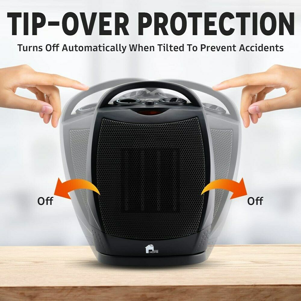Belro portable electric space heater with oscillating fan, thermostat, and quiet operation, designed for home heating.