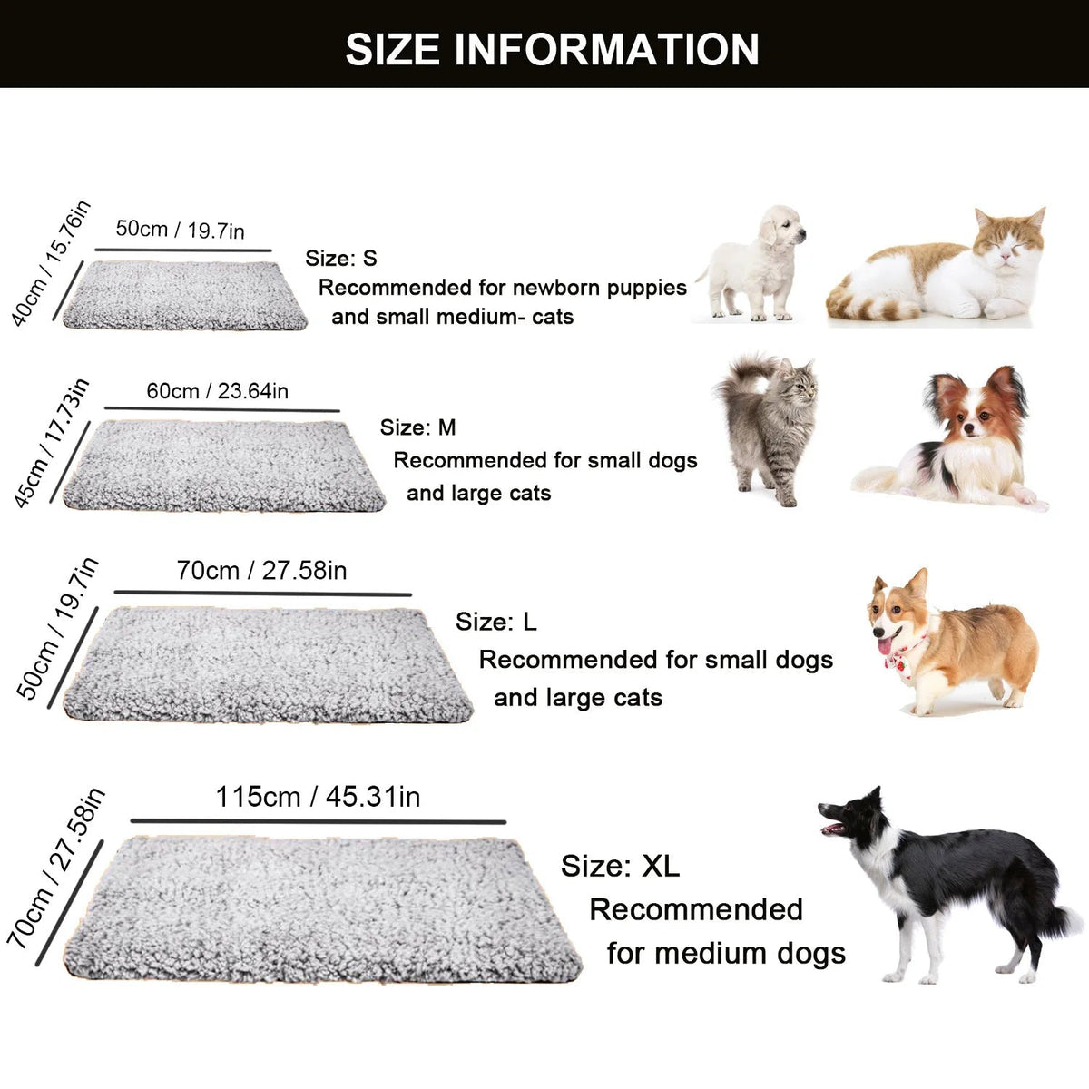 Belro cat and dog warming pad, soft heating pad for pets, designed for pain relief and comfort in health and beauty.