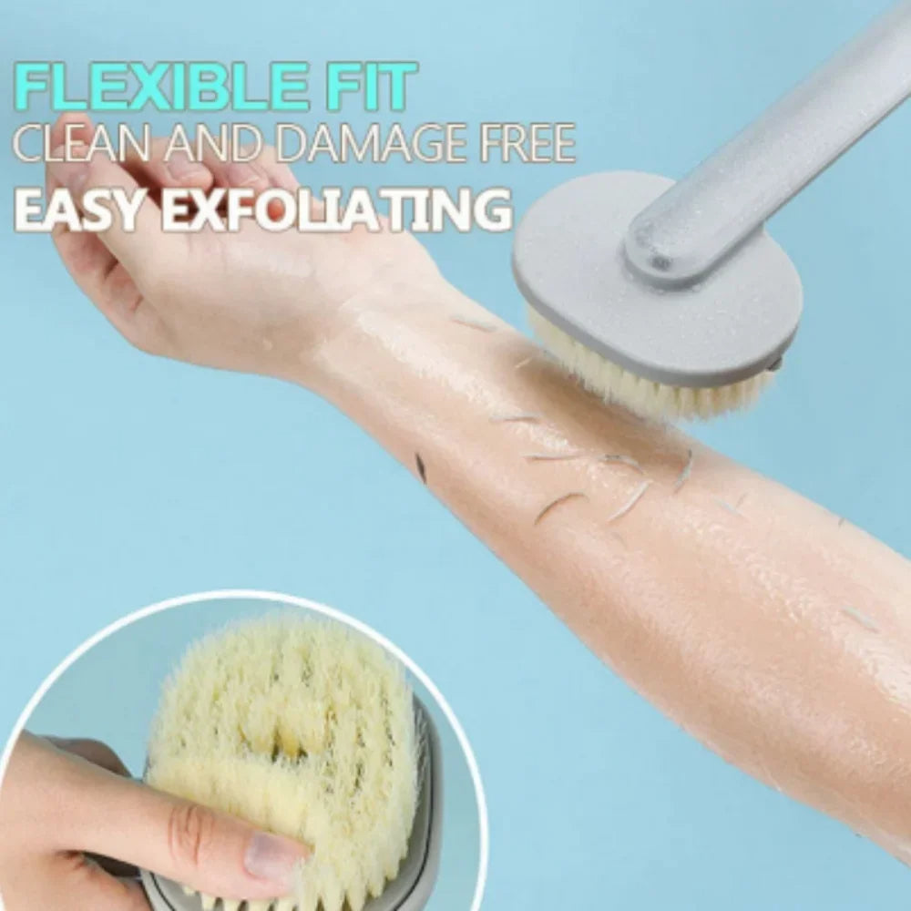 Belro long handle back scrubber for shower, health and beauty massage tool with a long extendable handle for easy back cleaning