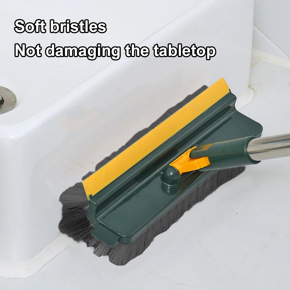 Belro long handle floor scrub brush with stiff bristles for outdoor cleaning, ideal for tough outdoor surfaces.