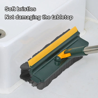 Belro long handle floor scrub brush with stiff bristles for outdoor cleaning, ideal for tough outdoor surfaces.