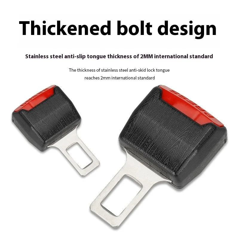 Belro universal anti-slip seat belt extender designed for men, showing the extender clasp and fabric strap in close-up.